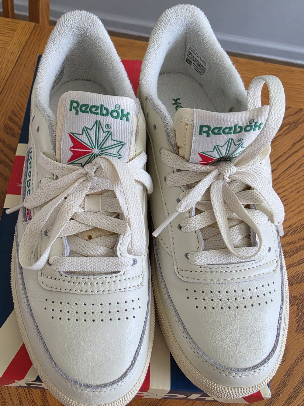 Reebok Kids Classic White Leather Sneakers